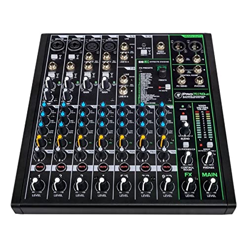 Mackie ProFX10v3 10-Channel Professional Effects Mixer with USB