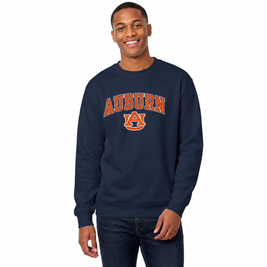 NCAA College Sweatshirt Fleece Crewneck Pullover for Men and Women