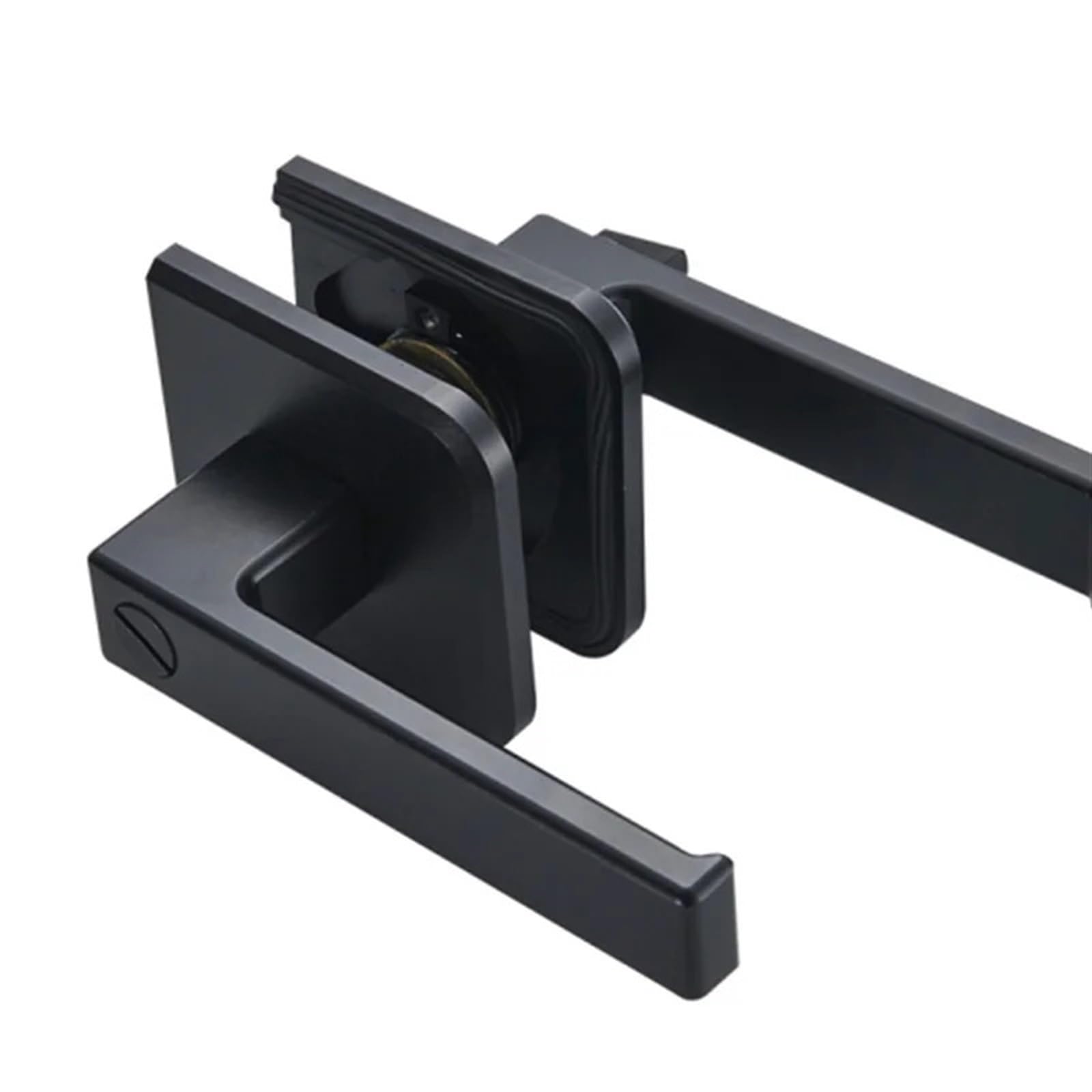 Serrure de porte plate pour espace bien-être et salle de bain au design épuré et contemporain