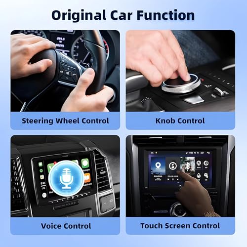 Image of Offbeat Wireless AI CarPlay Box 3-in-1 with Android Auto YouTube Netflix Prime Jio Hotstar 4GB RAM 32GB Storage TF Card & USB 256GB Support with HDMI Output for 4K Video (Black)