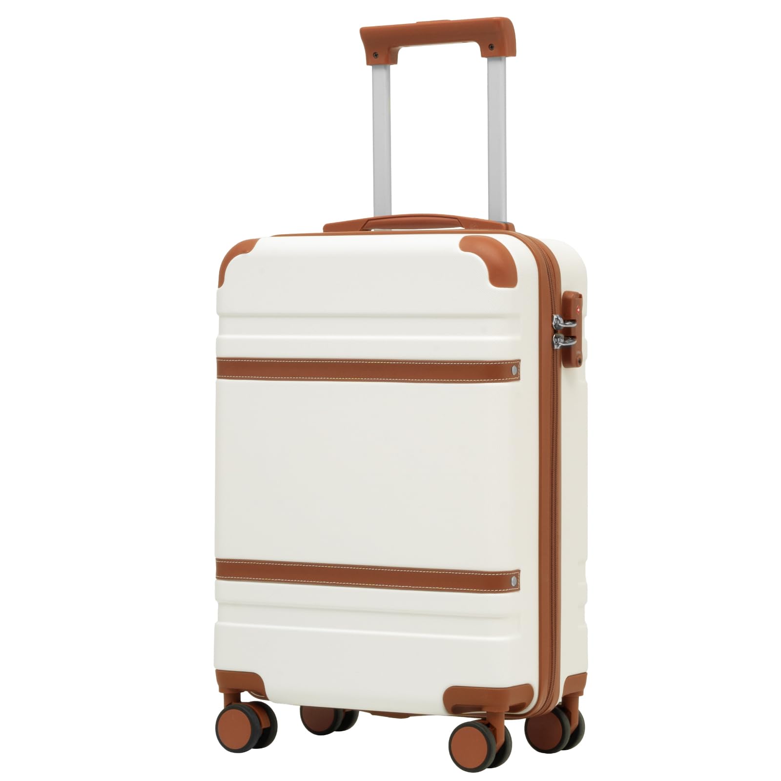 COOLIFE Kabinenkoffer 55X35X20cm für Ryanair Flugzeug Handgepäck Kabinengepäck Hartschalenkoffer mit TSA-Schloss und 4 Zwillingsrollen 2 Jahre Garantie