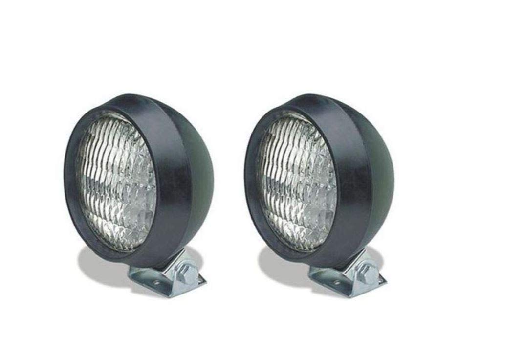 3G 4" Round Halogen Utility Golf Cart/Tractor Truck Work Lamp Set