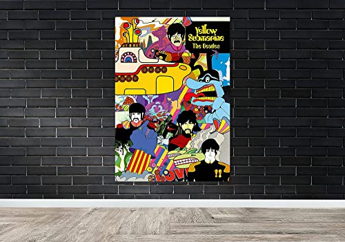 L’affiche du sous-marin jaune des Beatles | Imprimé sous-marin jaune | Impression encadrée ou non encadrée | A2 59.4×42… - Les Beatles, Paul McCartney, John Lennon, RIngo Starr, George Harrison L'affiche du sous-marin jaune des Beatles | Imprimé sous-marin jaune | Impression encadrée ou non encadrée | A2 59.4x42… – Image 8
