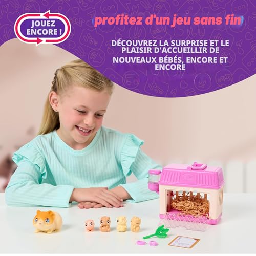 Mama Surprise P'tits Hamsters jeu interactif de clapier et bébés - 6