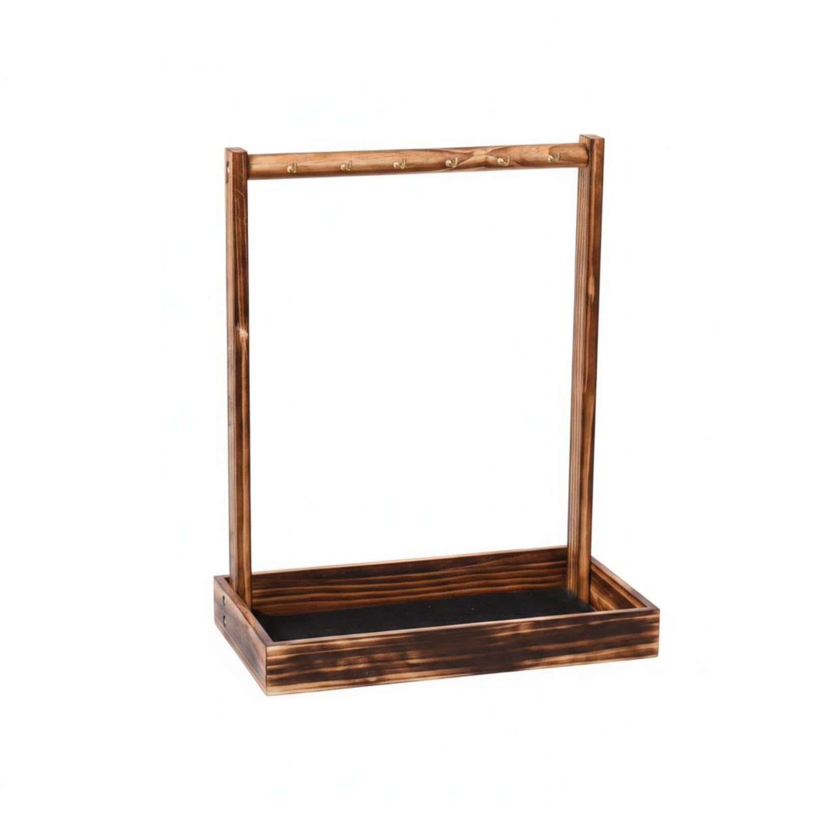 New Chinese Design Calligraphy Brush Stand Multi-Purpose Hanger Versatile Display Desk Accessory Space-Saving for Artists, Writing Room, Studio, Burnt, 6 Hooks | Home Improvement &-image-21