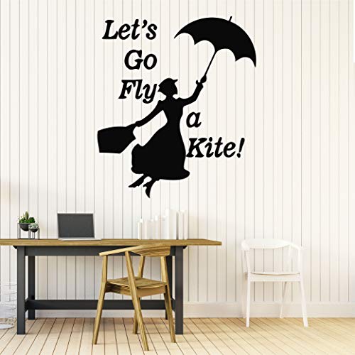 Vinilo decorativo Mary Poppins para habitación infantil