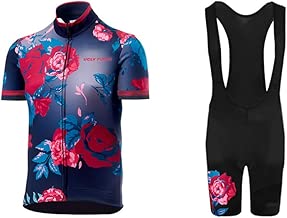 Uglyfrog Mens Short Sleeves Team Cycling Jersey Jacket Bicycle Bike Shirt Cycling Padded Bib Shorts Set - coolthings.us