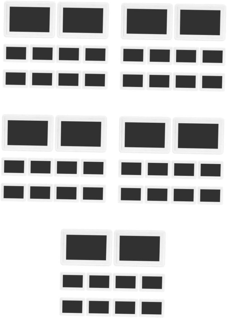 50pcs Magnetic Photo Frame Picture Magnets for Refrigerator Acrylic Magnet Dots Fridge Accessories Decorative Frame