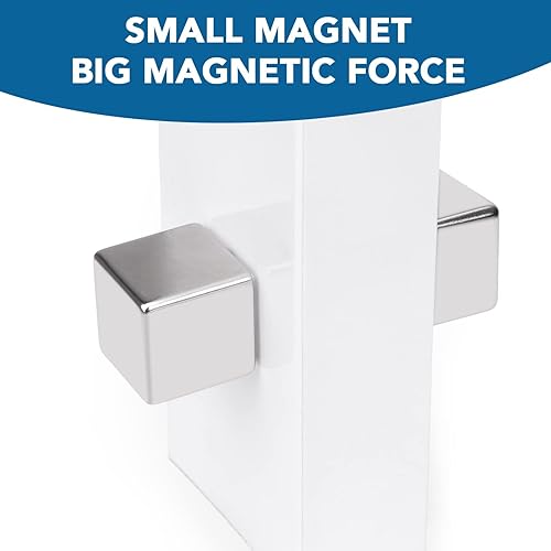 Miniatura 3 de LOVIMAG Imanes de neodimio fuertes, imanes de tierras raras para nevera, pizarra, ciencia, manualidades, oficina y bricolaje, grado N52, 2 piezas