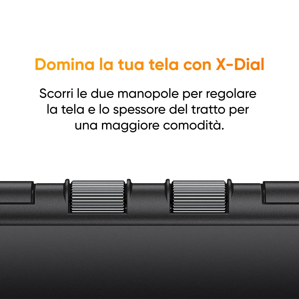 XPPen Artist 12 3rd Tavoletta grafica con schermo, 12 pollici con rotella X-Dial, 8 tasti rapidi, stilo X4 a 16384 livelli per illustratori, designer o studenti d'arte