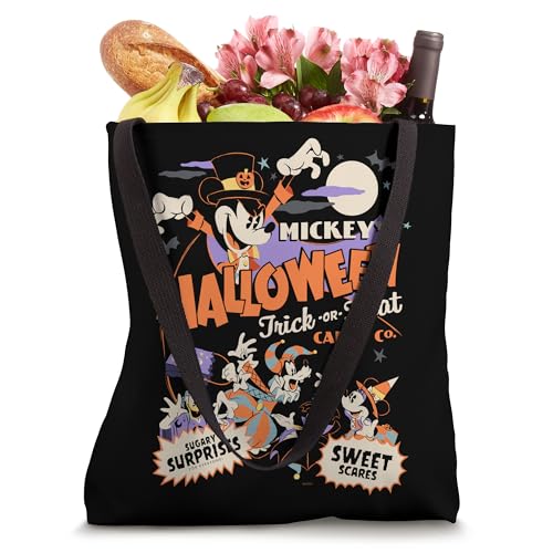 disney mickeys halloween trick or treat candy co tote bag