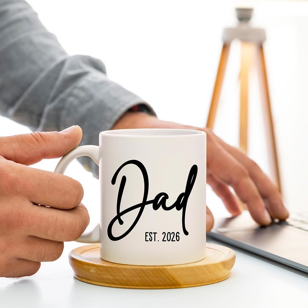 Breezy Valley New Parents Gifts for Couples, Mom Dad Coffee Mugs Est 2026 Cup - First Time Expecting Parents Mom Dad to Be Gifts, Pregnancy Announcement, Baby Shower Gender Reveal Gift for Mommy to Be - Image 6