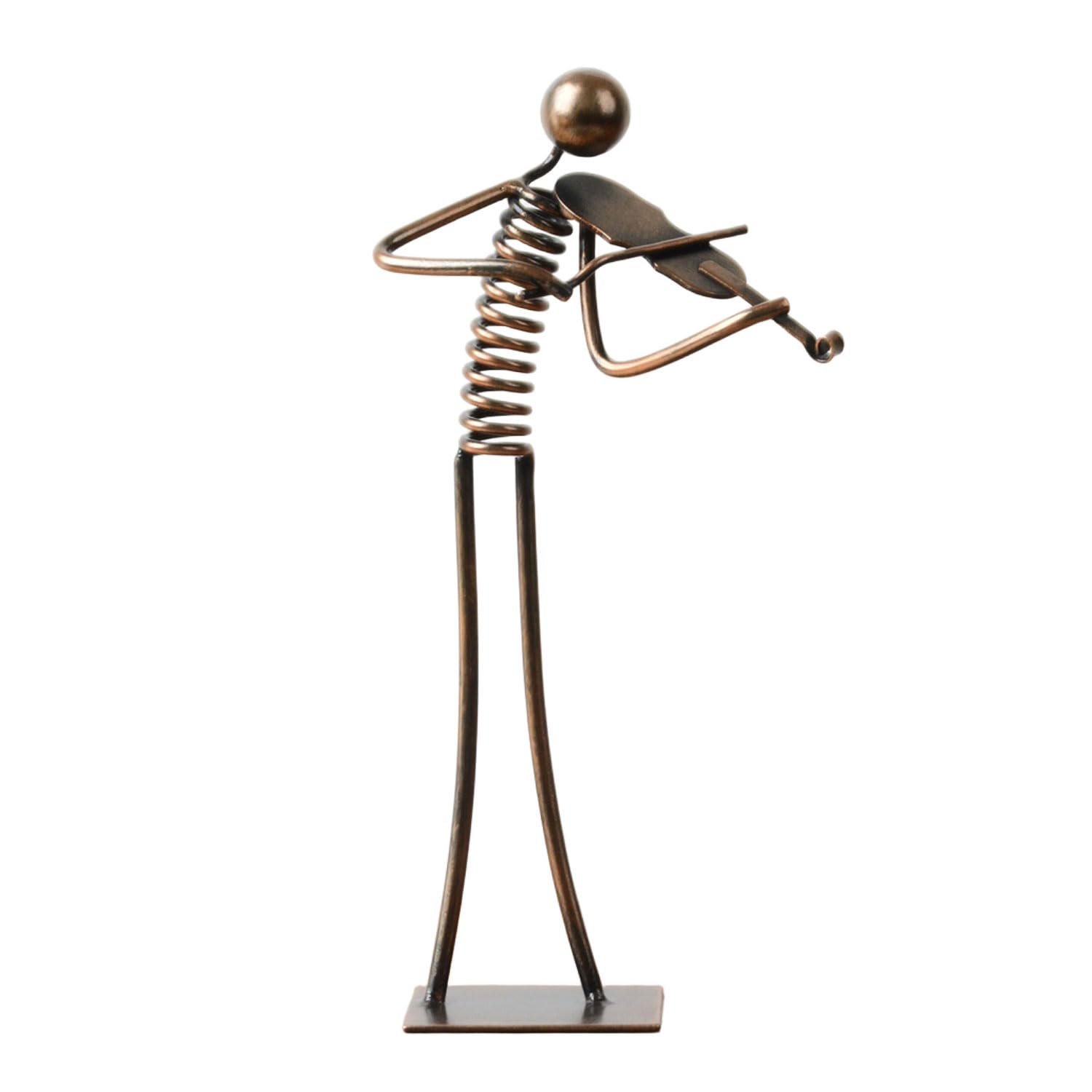 Sculpture métal arts violon de 27cm aux finitions contemporaines haut de gamme