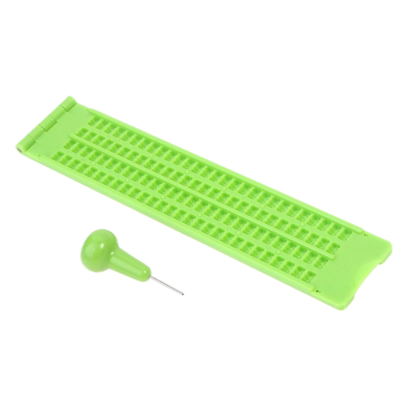 Herramientas De Escritura Braille Ayuda De Práctica Para Ciegos 4 Líneas 28 | Pizarra De Aprendizaje Braille Para Aprendices Niños Adolescentes Adultos Escuela Educación En El Hogar Centros