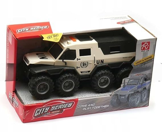 Shivaaro 1/32 Diecast Suv Model Car Sound, Light, And Music - Interactive Kids Toy, Black 4