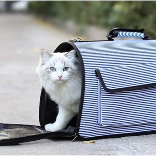 Bolsa de Transporte para Animais de Estimação Gatos e Cães, com Alça Ajustável, Portátil. (Rosa)
