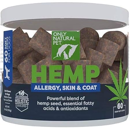 Only natural pet hemp allergy skin coat Clearance