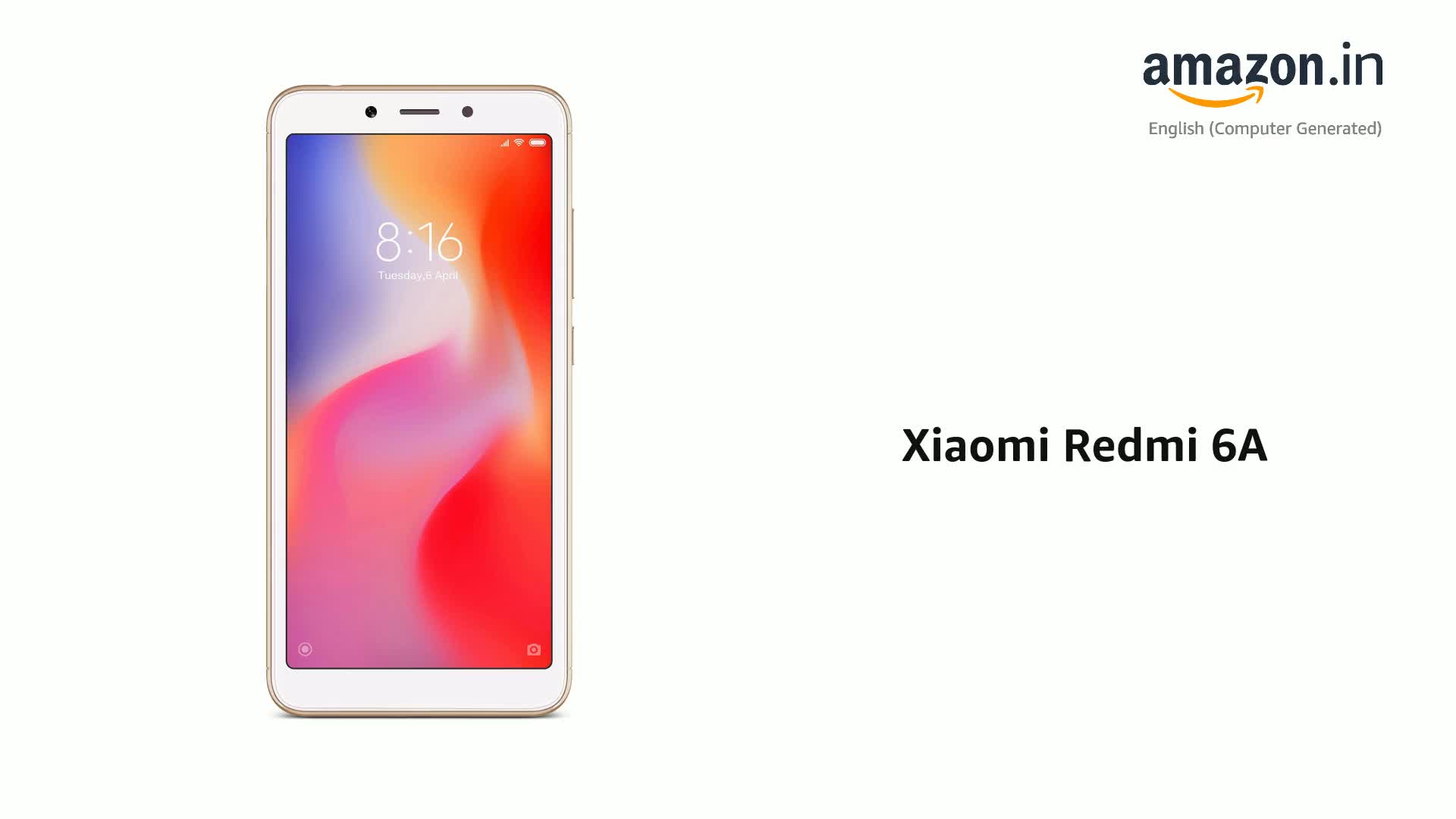 Xiaomi Redmi 6a Gold 16gb Amazon In Electronics