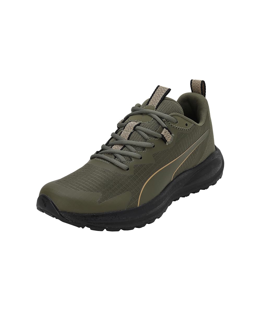 Puma Unisex-Adult Twitch Runner Trail Olive-Black Running Shoe - 11 UK (37696114) (B0BLPCDYXQ) Amazon Price History, Amazon Price Tracker
