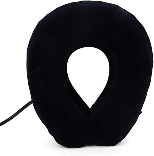 Miniatura 7 de QiaNgshuAikj Almohada para el dolor de cuello, instrumento de tracción cervical ergonómico portátil para el hogar, cuello de almohada de cuello