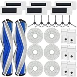 Picture of PhoebCynthi Replacement Accessories Compatible with Yeedi M12 Ultra Plus/ M12 PRO+ Robot Vacuum Cleaner.（2 Main Brush,6 Side Brushes,6 Hepa Filters,6 Mop Pads,6 dust Bags）