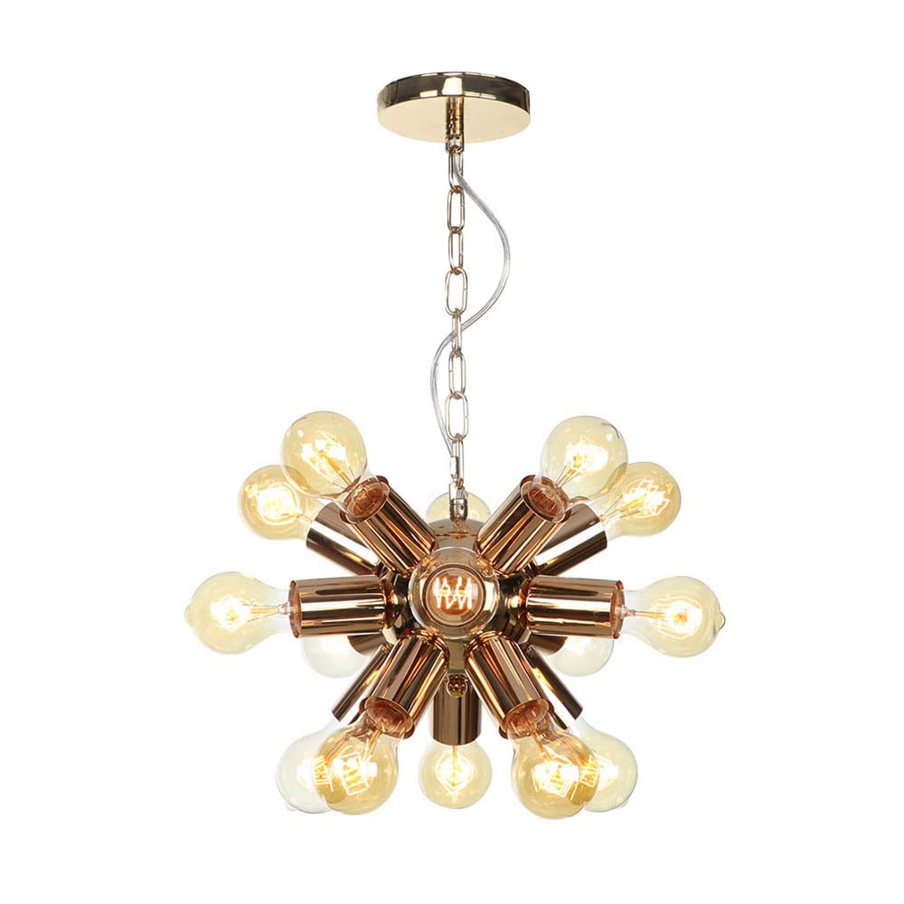 FYZDLAOR Vintage Wrought Iron Chandelier,Decorative Pendant Light for Living Room Bedroom Cafe Teahouse Bar Dining Room Club（E27）