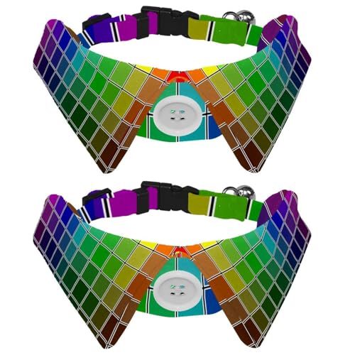 Design squisito: diversi dagli altri, i nostri papillon con colletto sono splendidamente e dal design unico con diversi colori. Può essere rimosso per l'uso quotidiano e aggiunge un look elegante per occasioni speciali come matrimoni con cani o compleanni di cani.