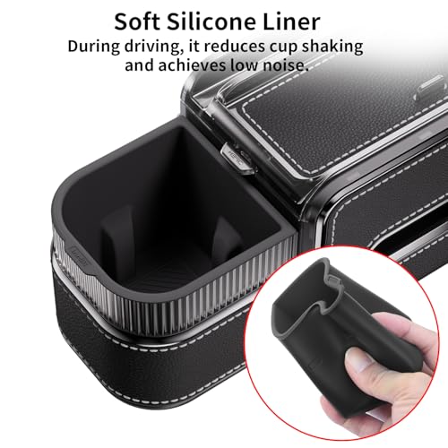 Organizador Trasero 6 en 1 para Auto con Porta Vasos miniatura 4