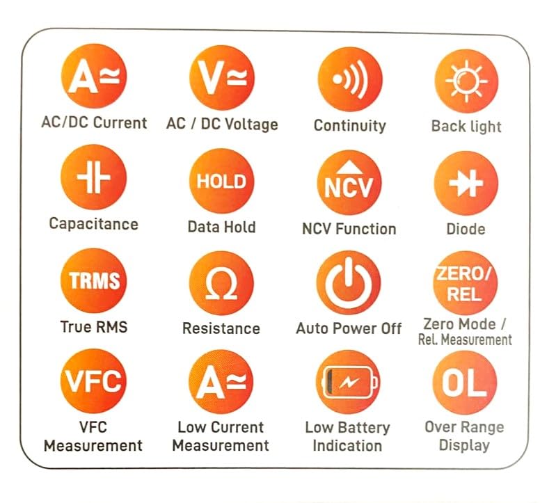 Image of HTC CL-2053 MINI DIGITAL CURRENT LEAKAGE CLAMP METER AC /DC By Skyking 