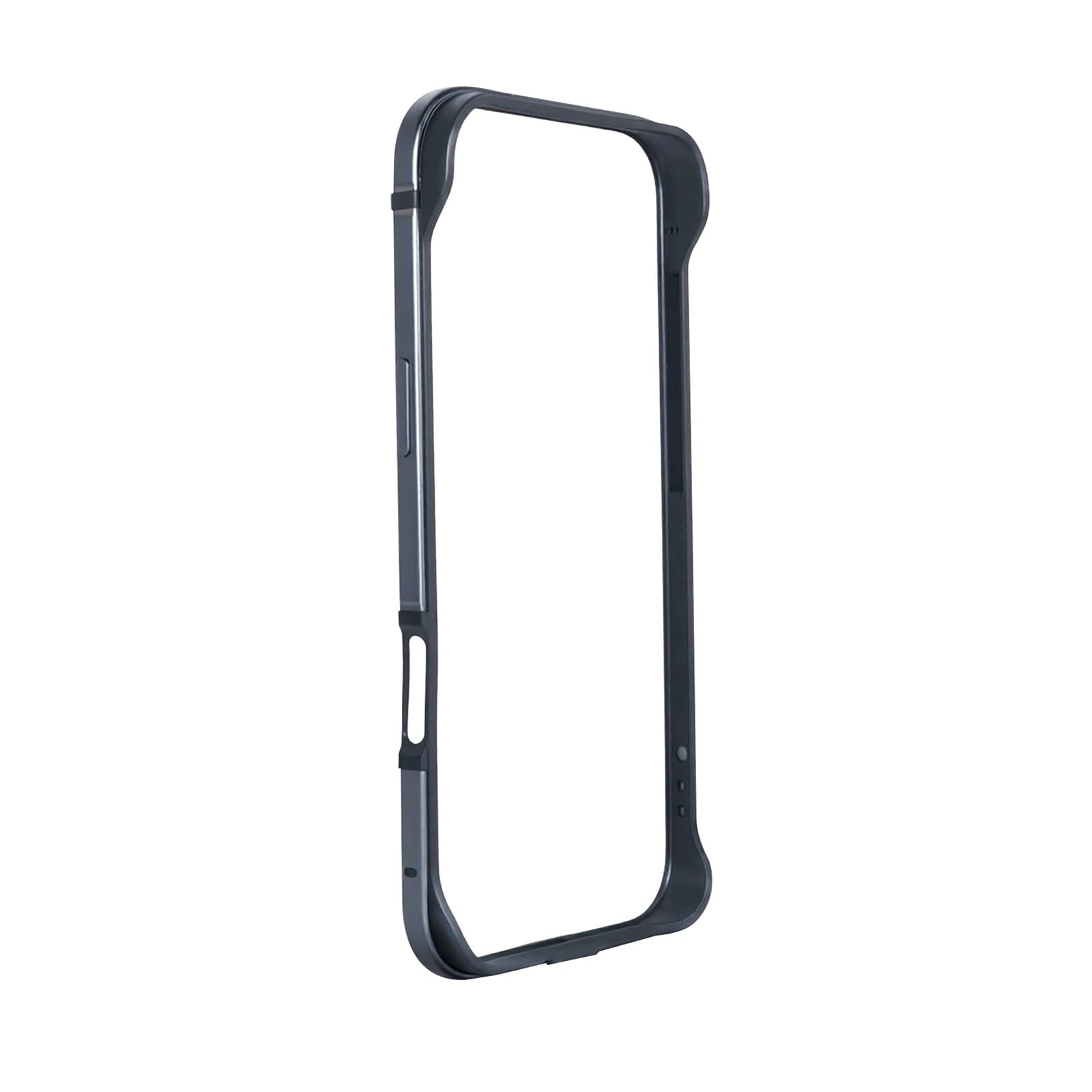Generic Custodia compatibile con iPhone 14 Pro Max (colore: arancione) Custodia ibrida con telaio laterale in metallo