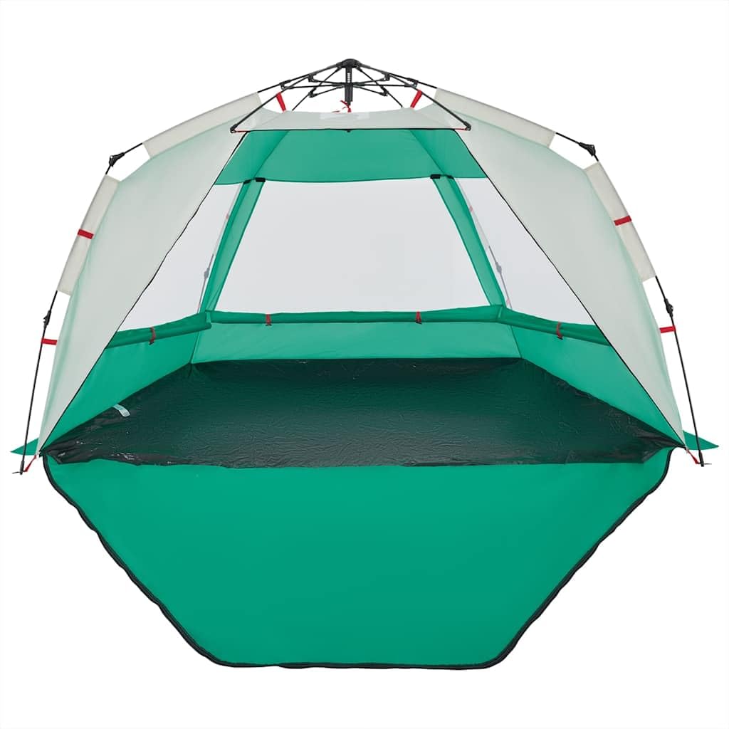 Tenda Da Spiaggia 2 Persone Verde Mare Rilascio Rapido
