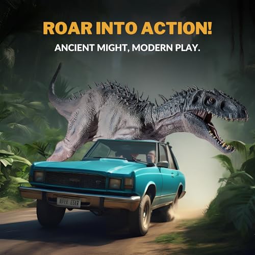 Image of Indominus Rex Toy Dinosaur Action Figure, Realistic Indominusrex Big Dinosaurs Toys for Kids, Indo Rex Dinosaur Toy for Play and Display, Jurassic Dino Toys for Boys & Girls (Indominus Rex)