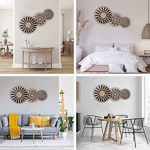 GDFGTH Set di 3 cestini Decorativi da Parete