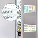 Magnetic Cheat Sheet for Instant Pot, Pressure Cooker Magnet, Instapot Accessories Cooking Times Quick Reference Guide Magnets