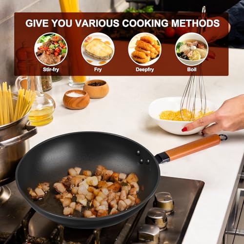 Sartén Wok de Acero al Carbono 13" con 40% de descuento - Image 4