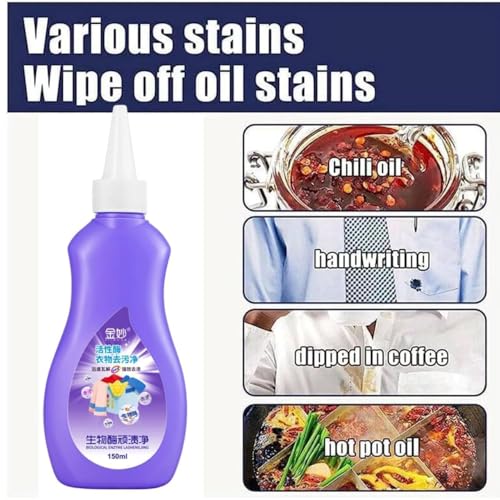 Image of All color Stain Remover for Clothes | Multi-Purpose Roll Bead Fabric Clothes Stain Remover for Cotton, Linen, Polyester, Blended Fabric, Denim, Down, Jacket (2, pcs)