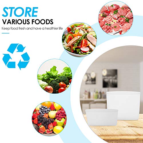 Cucudy 2 pcs Sacos de Armazenamento De Alimentos Reutilizáveis Silicone Food Preservation Bags Food