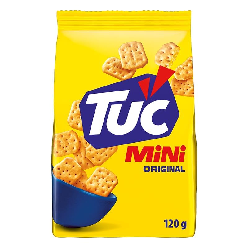 TUC Mini Original Fein gesalzene Snack-Cracker 14 x 120g