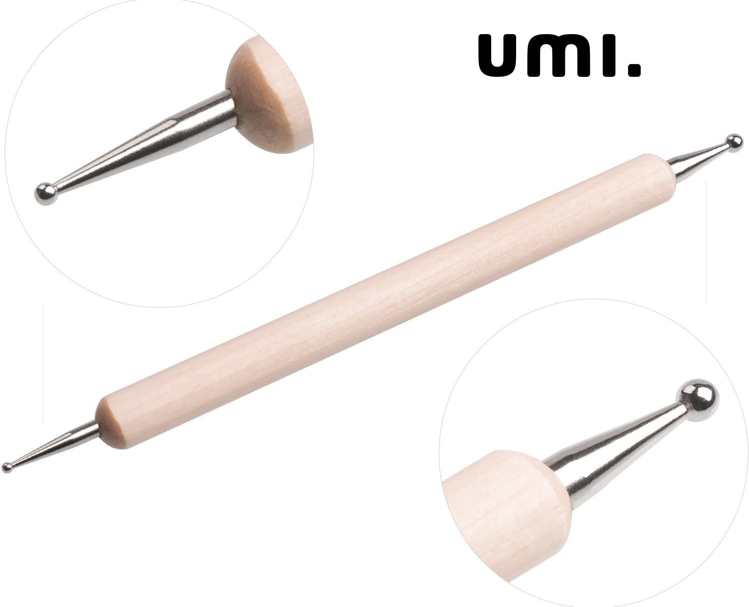 Amazon Brand β Umi 10pcs Dotting Tools Set for Nail Art, Embossing Stylus for Painting | Colorful Design Nail Dotting Tools 3
