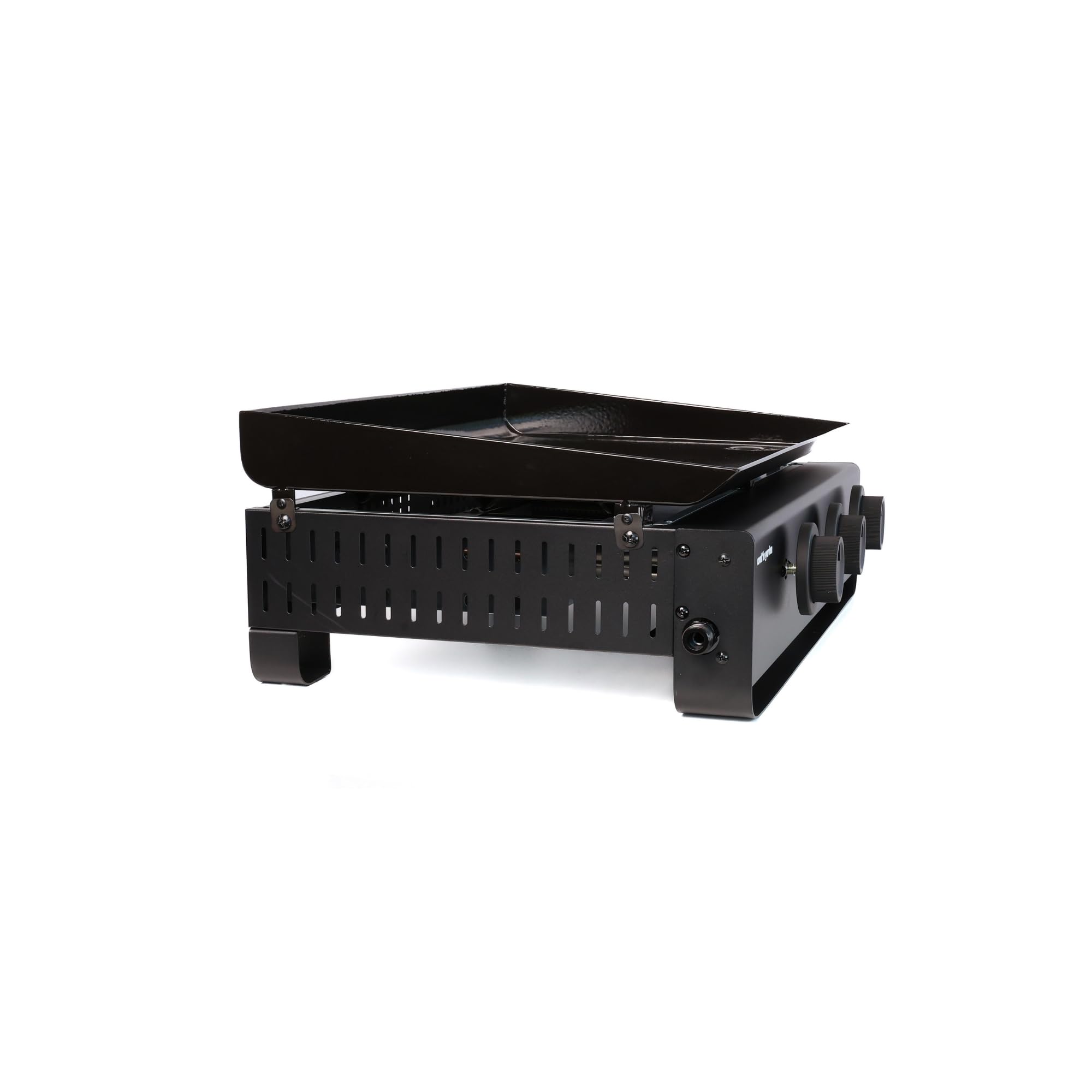 Cook'in Garden - Plancha Gaz Tempo, 3 Brûleurs 6 kW, Plaque en Acier Émaillé, Bac Récupérateur de Graisse Amovible, Idéal 10 Personnes, Idéal Terrasse et Jardin