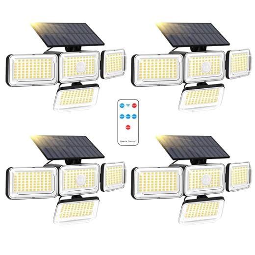 Best garden fence solar lights High Brightness Solar Motion Security Lights