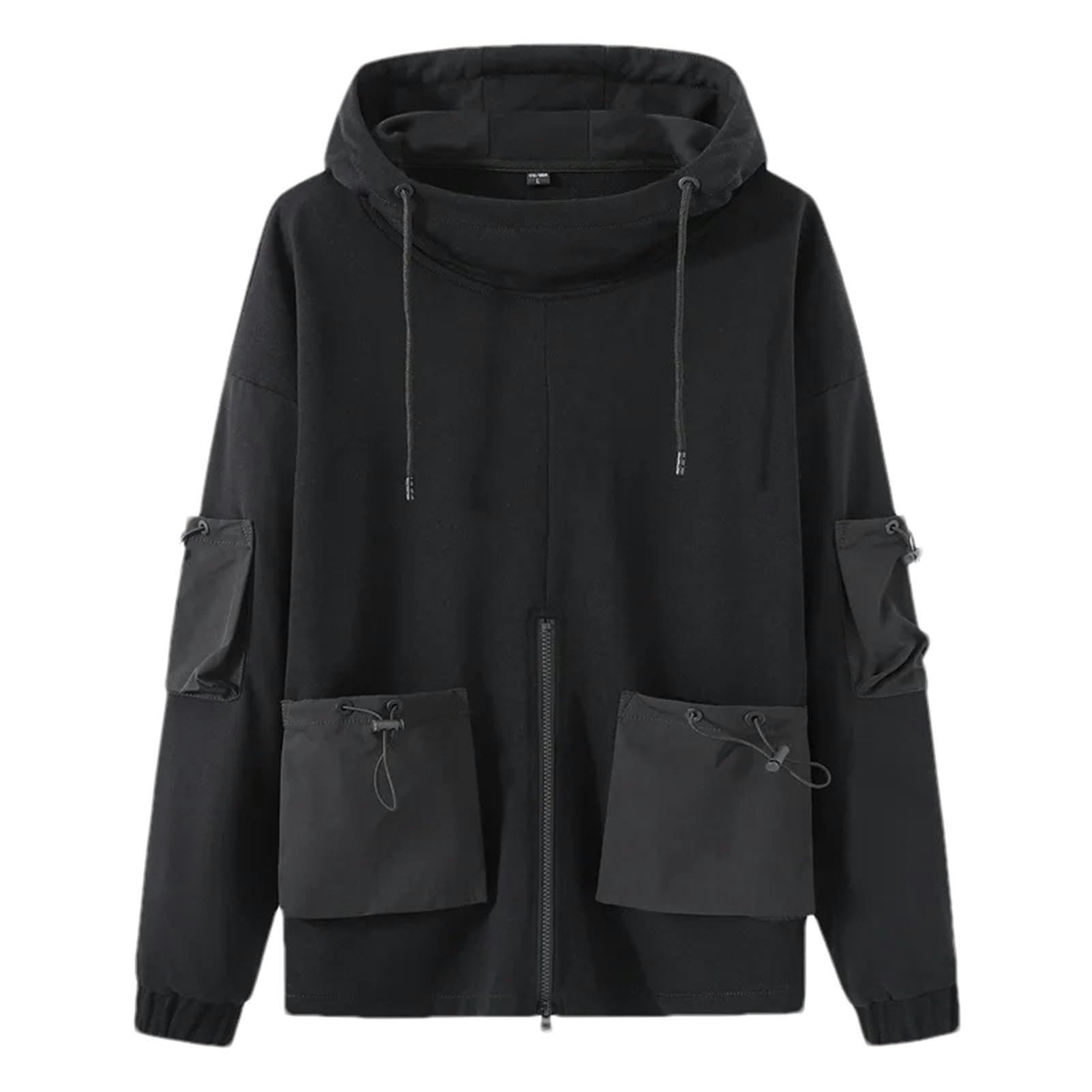 Felpe con cappuccio da uomo stile cargo hip hop felpa da uomo streetwear giapponese Harajuku felpa da uomo