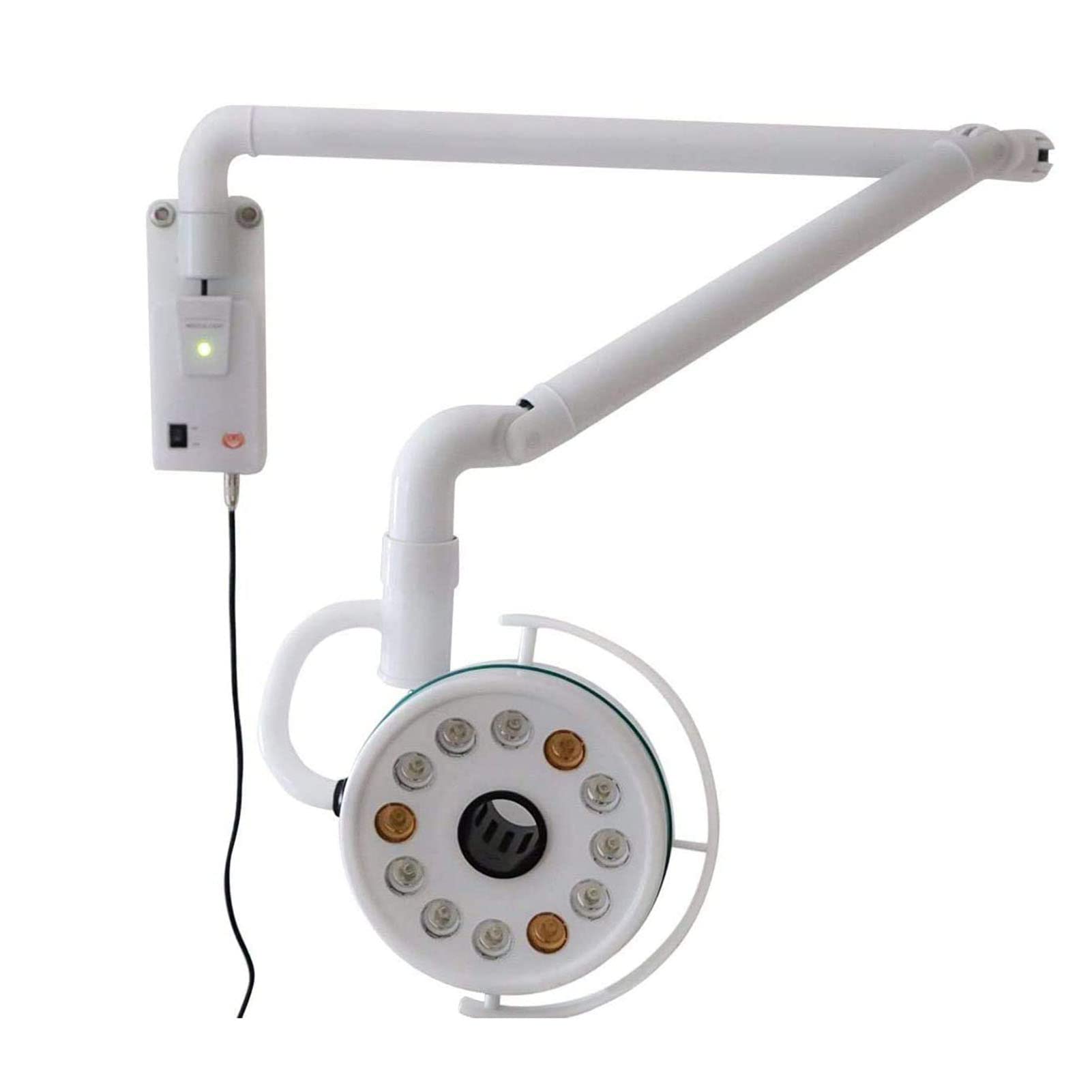 Luz De Examen Oral Dental, Lámpara de Examen LED, Lámpara Dental sin Sombras Montada en la Pared, Ideal para Cirugía Estética y Plástica, Clínicas Dentales, 36W