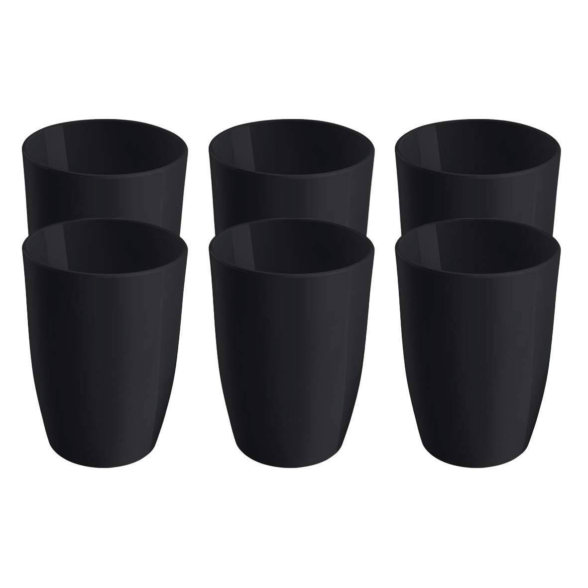 Coza10202/3008 Cozy Durable Plastic Cups, 9.3 Ounces, Black