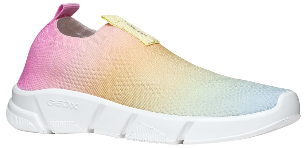Geox J ARIL Girl E, Girls’ Sneaker, Multicolor,