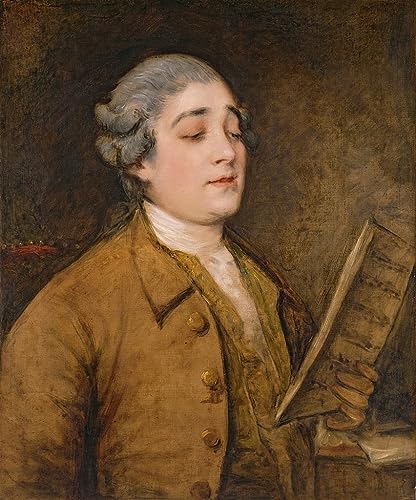Portrait de Giusto Ferdinando Tenducci tableau sur toile pour une ambiance mélomane