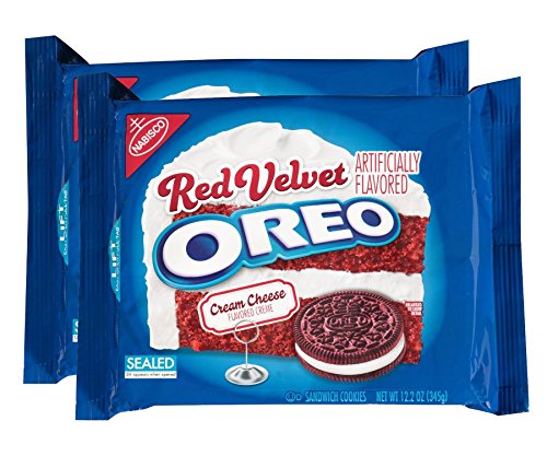 Oreo Red Velvet Sandwich Cookies (10.7-Ounce Packages, 2-Pack)