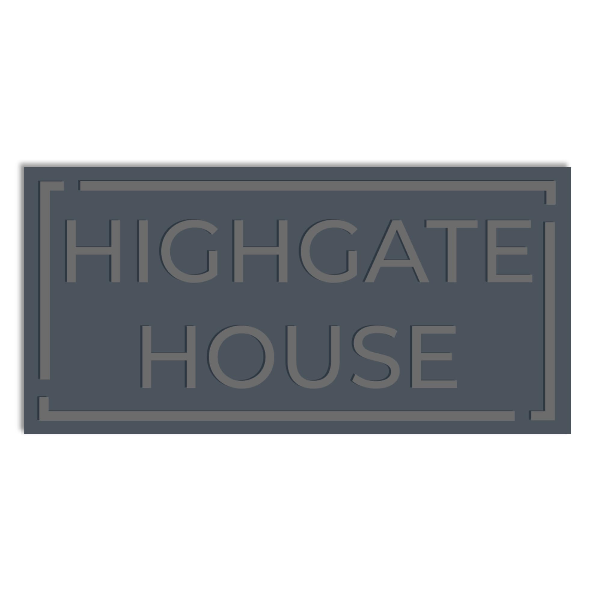 Custom Personalised House Number Sign – 3D Laser Cut Address Plaque with Street Name, Weatherproof Outdoor Door Plate, Modern Contemporary Design for Home, Apartment or Business