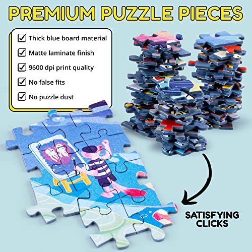 Odd Pieces Mystery Jigsaw Puzzle1,000 Pcs Mystery Puzzle with