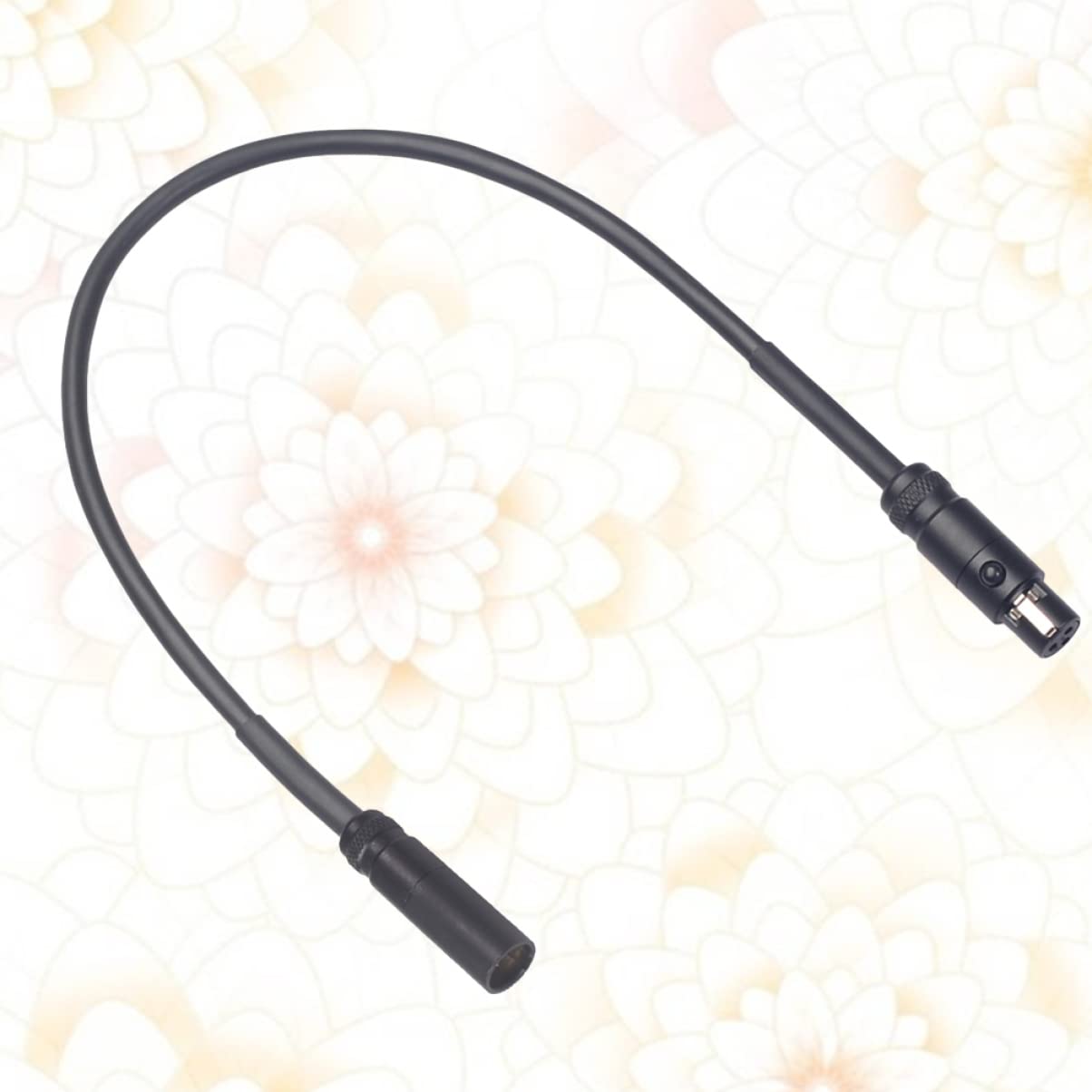 Toyvian 3 Pezzi 3 Pin Mini Maschio A Femmina Cavo Di Prolunga Microfono Schermato Ad Alta Fedeltà Nero Per Telecamere